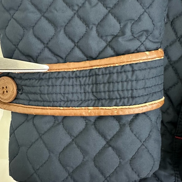 Land’s’ End Quilted Primaloft Parka in Blue Size Small - Picture 15 of 16